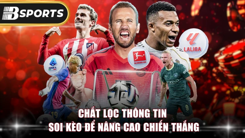 Chắt lọc thông tin soi kèo để nâng cao chiến thắng